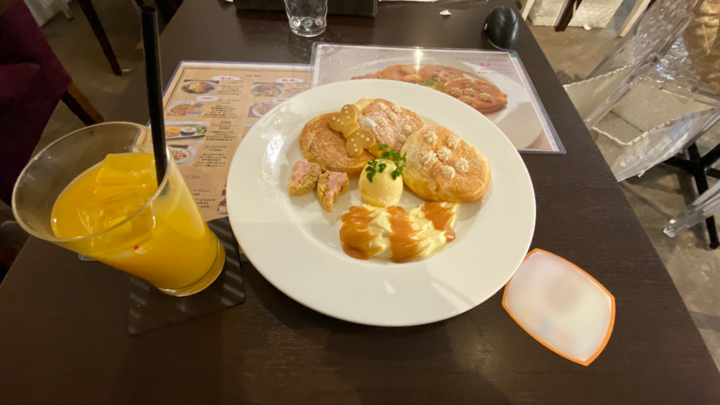 2月の企画展で食べたパンケーキ